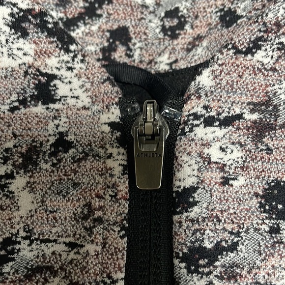 Athleta Salutation Textured Jacket Meadow Decadent Chocolate - Picture 3 of 9